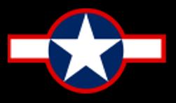The June 1943 Red Outline and White Crossbar Insignia was the US national symbol found on wings and fuselage. The National Insignia experienced several changes in its history.