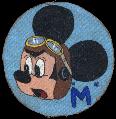 AAF School, Pilot, Contract Civilian Pilot Training, M SQ.  Mickey Mouse SQ  Walt Disney