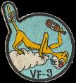 USN VF-9 cloth